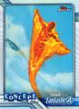 Human Torch | Marvel 2026 Topps Finest Fantastic Four First Steps Concept Art