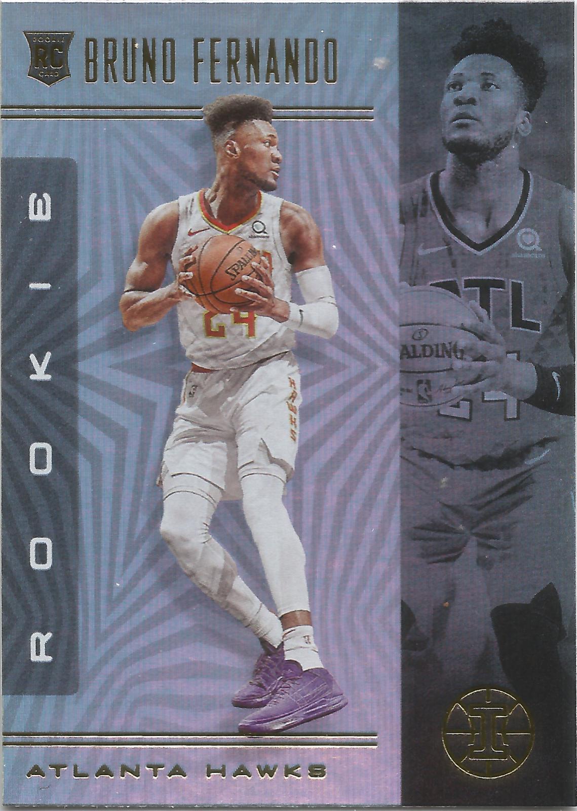 Bruno Fernando #162 Basketball Cards 2019 Panini Illusions