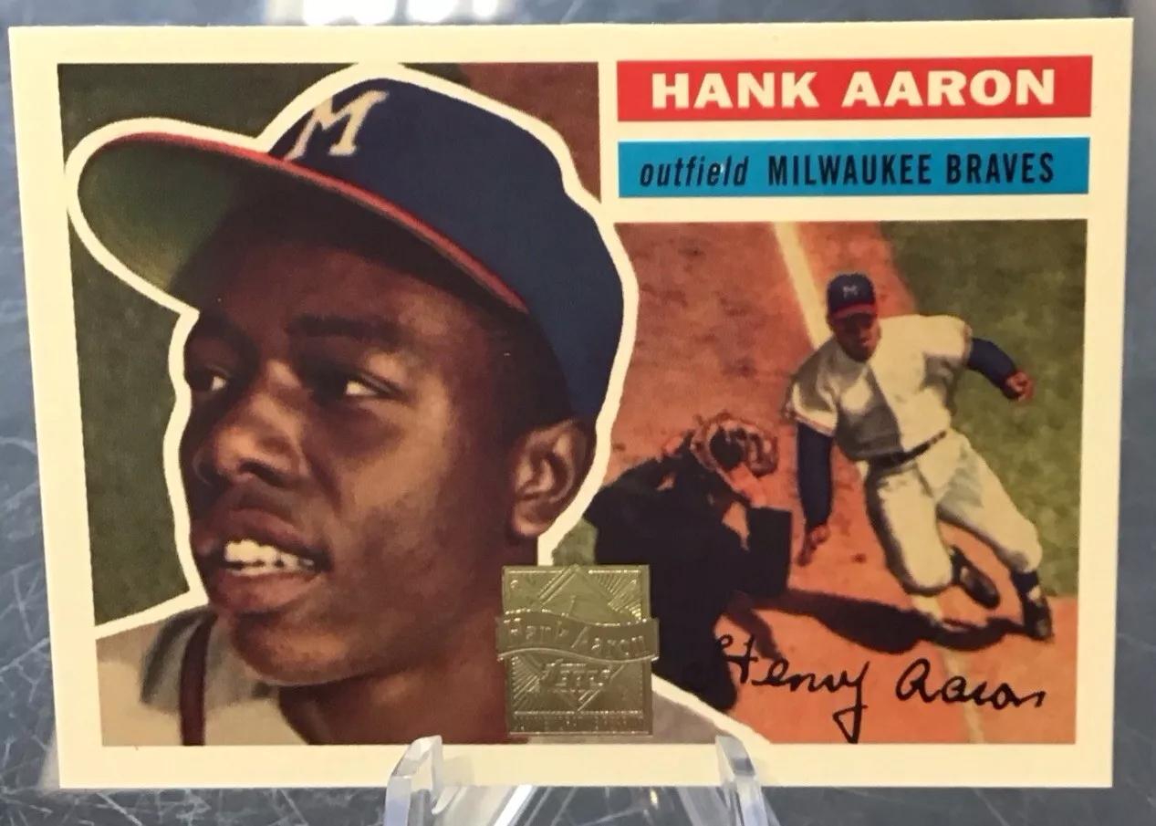 Hank Aaron #3 Baseball Cards 2000 Topps Hank Aaron Reprint