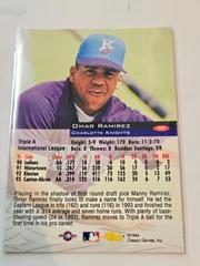 REAR | Omar Ramirez Baseball Cards 1994 Classic