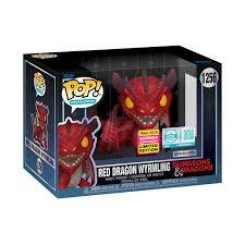 Red Dragon Wyrmling #1256 Funko Pop Convention exclusive box and figure