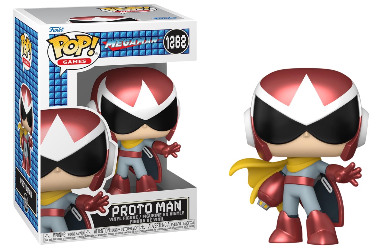 Proto Man #1282 Mega Man Funko Pop box and figure