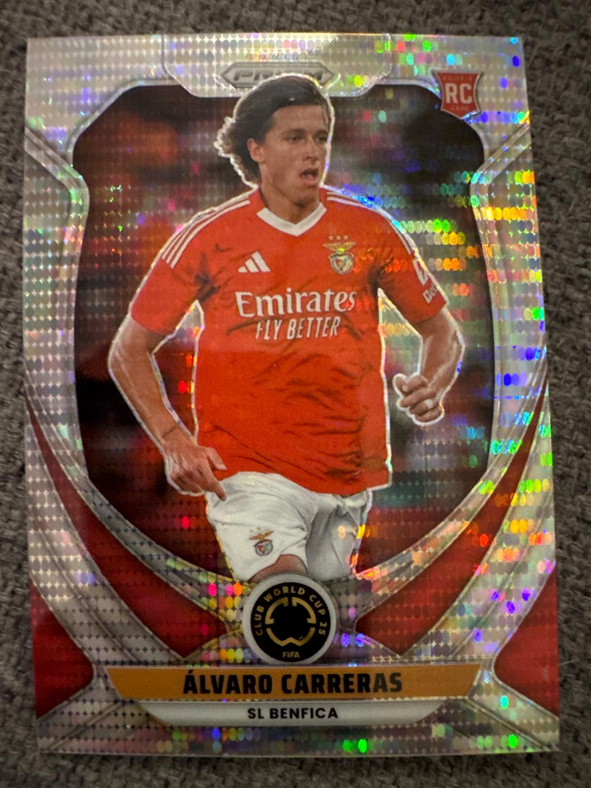 Alvaro Carreras [Pulsar] #182 Prices | 2025 Panini Prizm FIFA Club ...