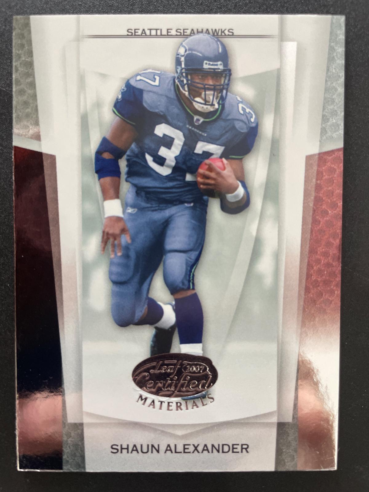 Shaun Alexander #71 2007 Leaf Certified Materials Football