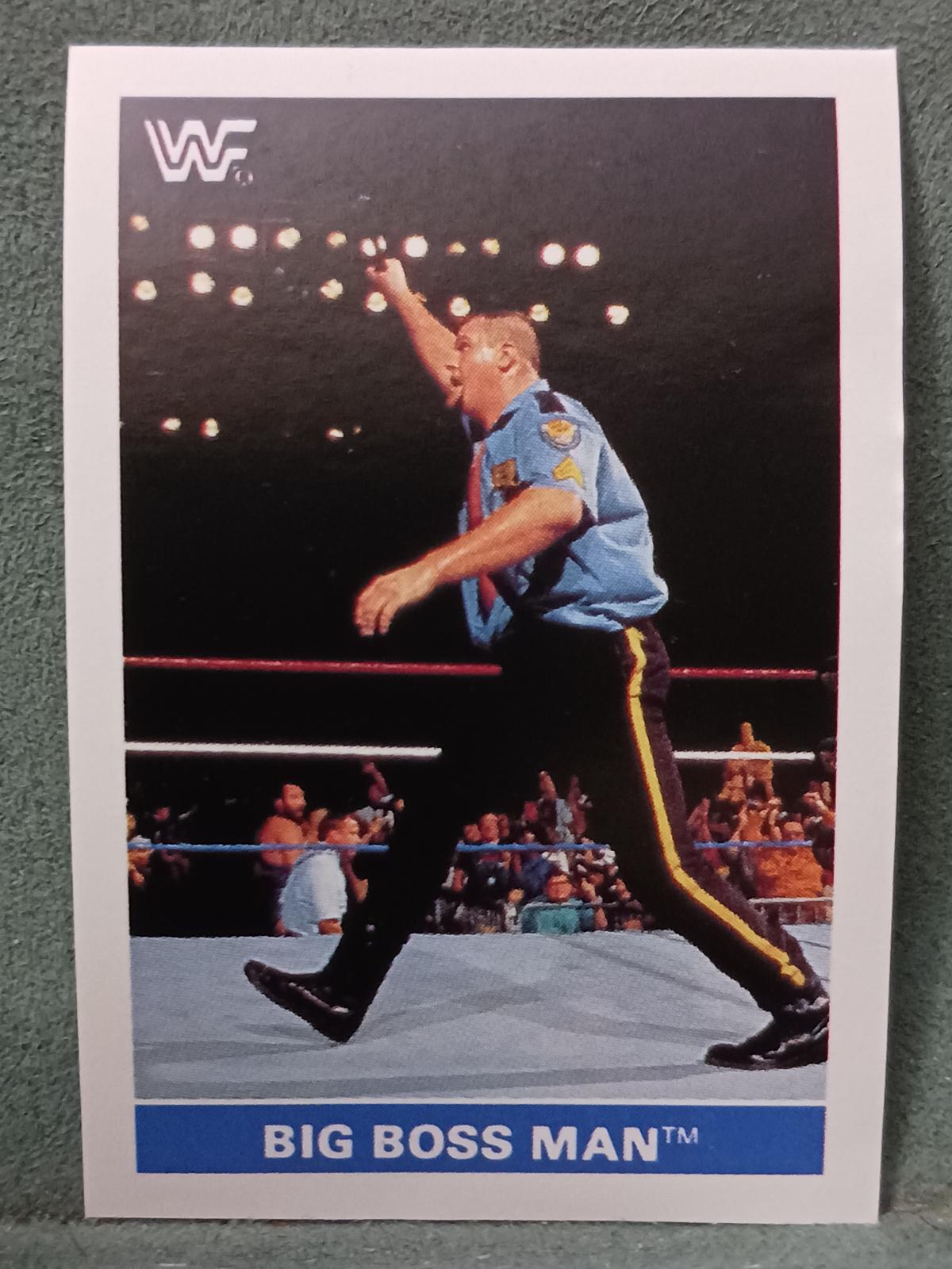 Big Boss Man #38 Wrestling Cards 1991 WWF Superstars Stickers