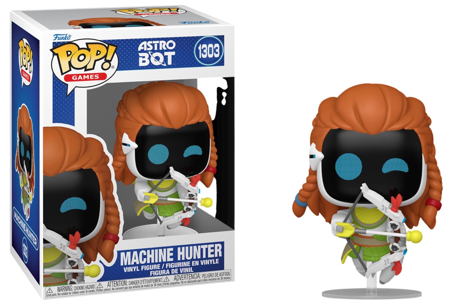 Machine Hunter #1303 Astro Bot Funko Pop box and figure