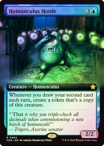 Homunculus Horde [Foil] (Magic Foundations)