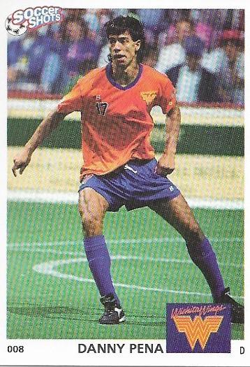Danny Pena #8 Soccer Cards 1991 Soccer Shots MSL