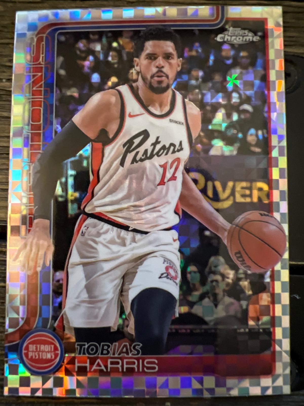 2025 Topps Chrome Tobias Harris [X-Fractor] #6 card
