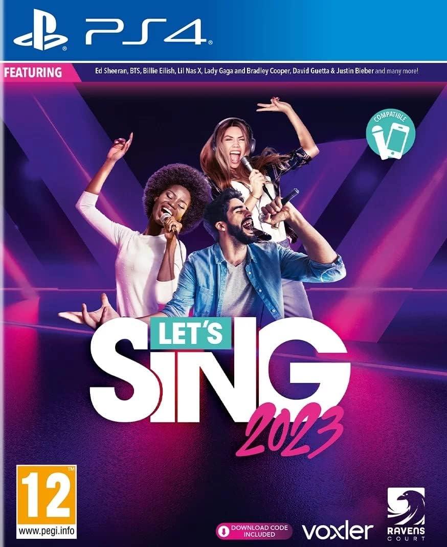 Carátula de Lets Sing 2023 para PS4 (edición PAL España)
