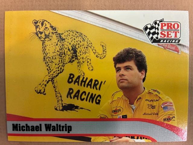 Michael Waltrip #102 Racing Cards 1992 Pro Set NASCAR