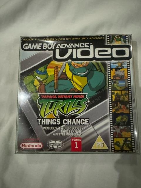 Gameboy Advance Video: Teenage Mutant Ninja Turtles: Things Change PAL GameBoy Advance