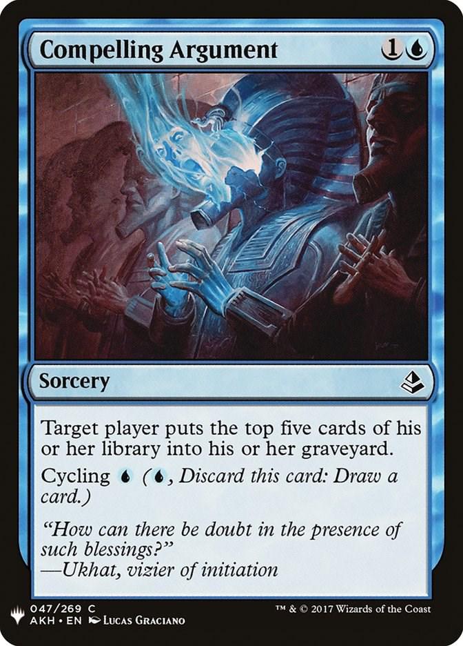 Compelling Argument (Magic The List Reprints)