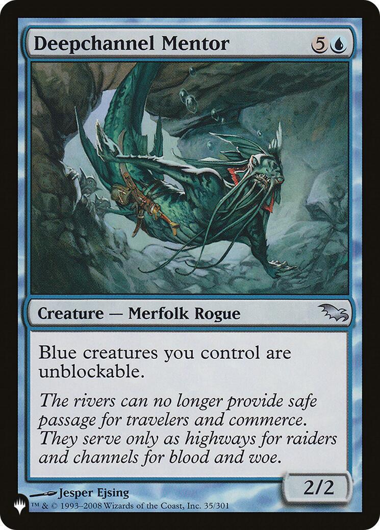 Deepchannel Mentor (Magic The List Reprints)