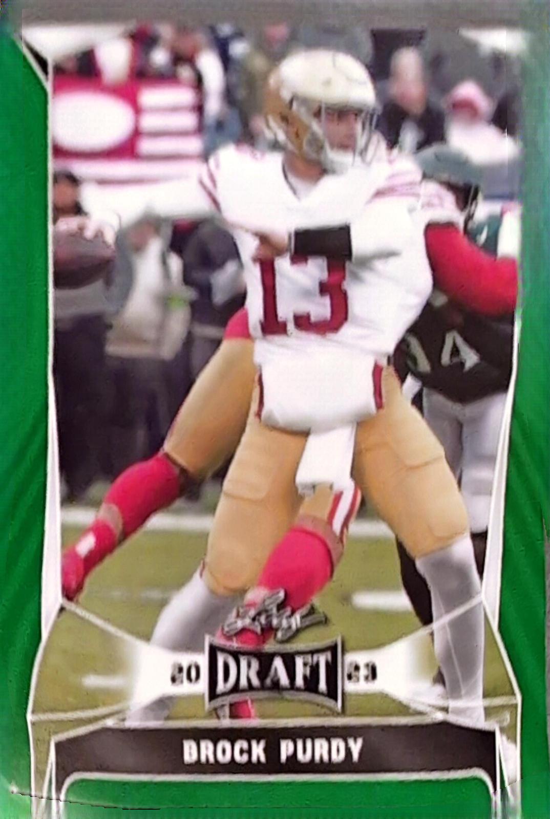 Brock Purdy #19 Football Cards 2023 Leaf Draft