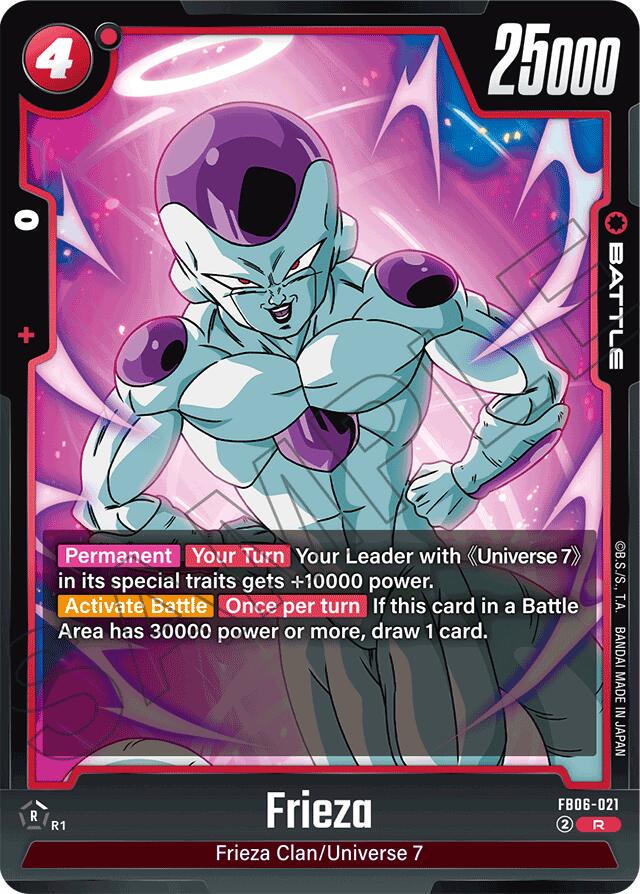 Frieza FB06-021 Dragon Ball Super Rivals Clash