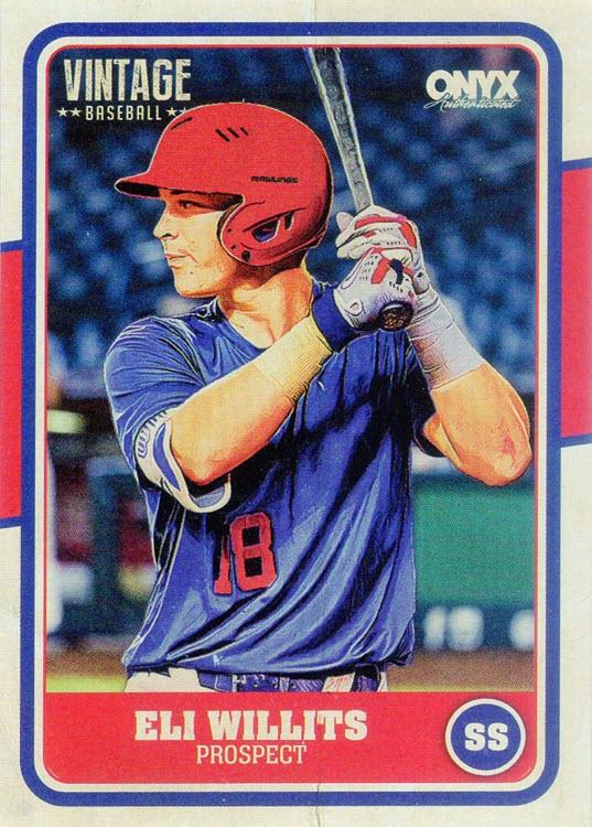 Eli Willits #OVELWI 2025 Onyx Vintage Baseball