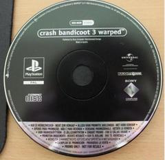 Crash Bandicoot 3 Warped [Not for Resale] PAL Playstation Prices