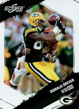 Donald Driver #105 Football Cards 2009 Panini Score
