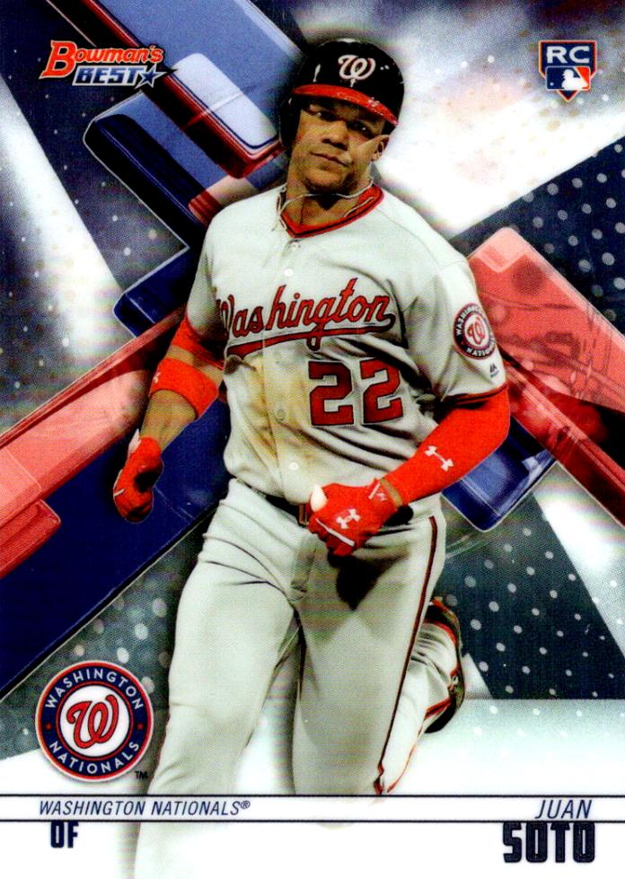 Juan Soto #29 Baseball Cards 2018 Bowman's Best