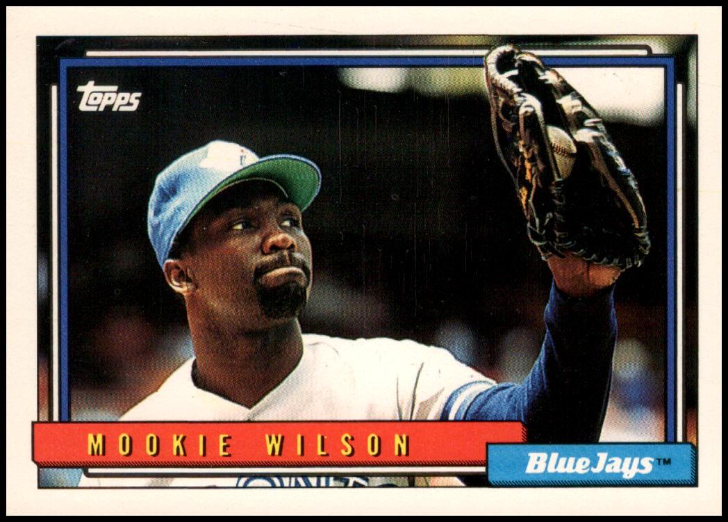 Mookie Wilson #436 Baseball Cards 1992 Topps