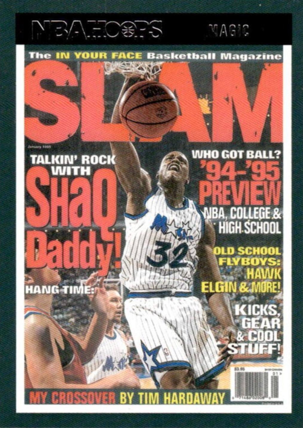2021 Panini Hoops SLAM Shaquille O'Neal #3 card