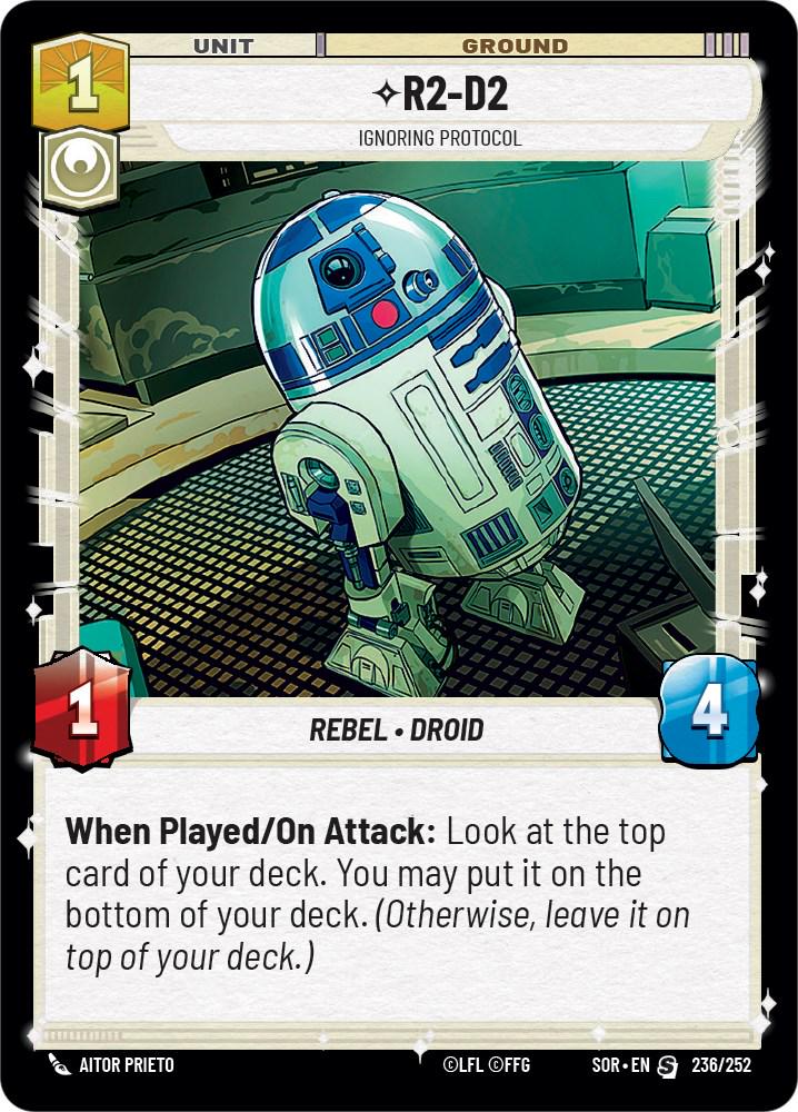 R2-D2 #236 Star Wars Unlimited: Spark of Rebellion