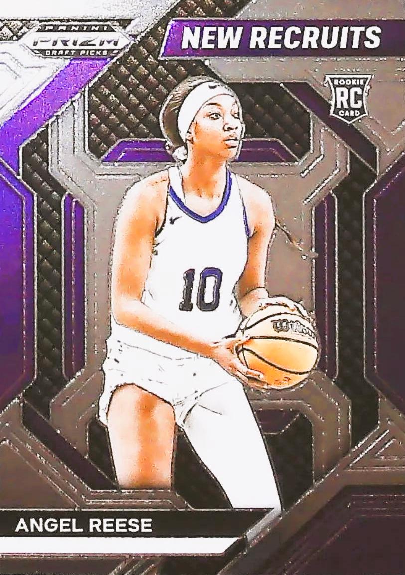Angel Reese #24 Basketball Cards 2024 Prizm Draft Picks New Recruits