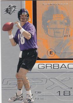 Elvis Grbac #6 Football Cards 2001 Spx