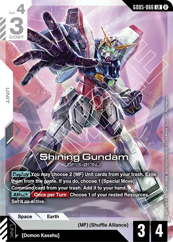 Shining Gundam #GD05-066 Prices | Gundam Freedom Ascension