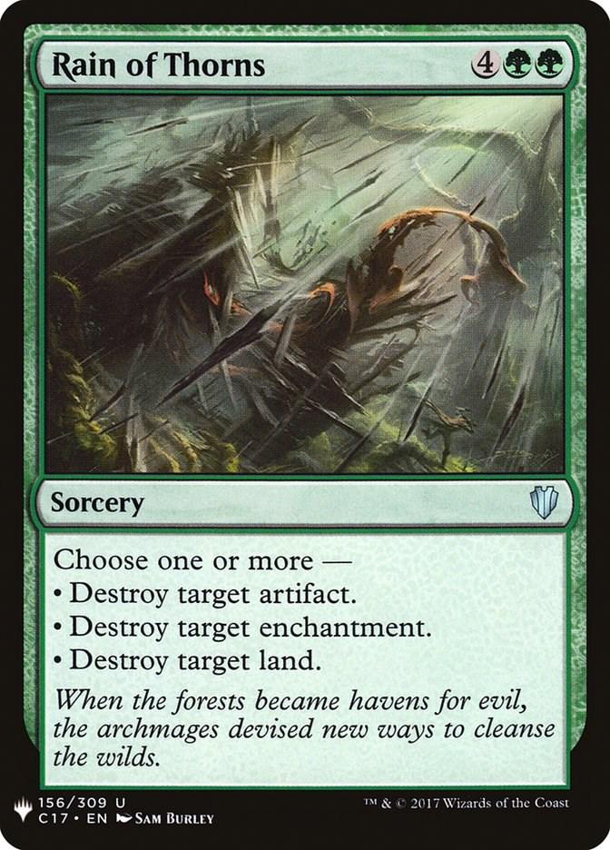 Rain of Thorns #156 Magic The List Reprints