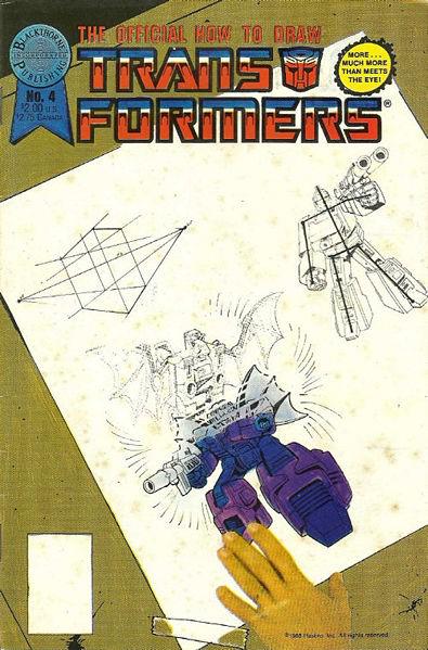 The Official How to Draw Transformers #4 (1988) Comic Books The Official How to Draw Transformers
