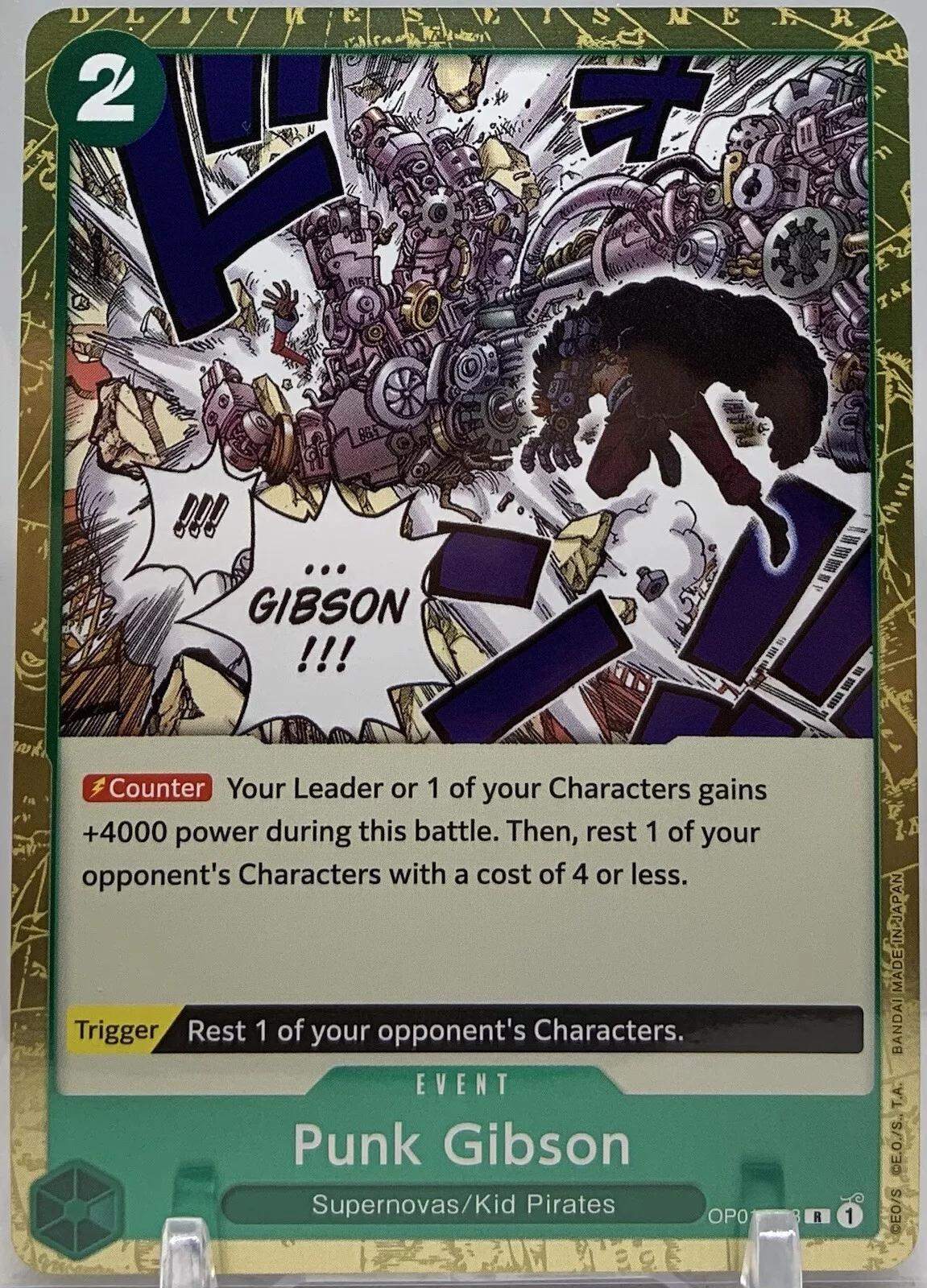 Punk Gibson OP01-058 One Piece Romance Dawn