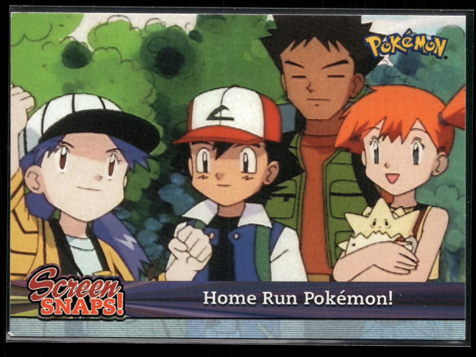 Home Run #SNAP04 Pokemon 2001 Topps Johto Champions Episode