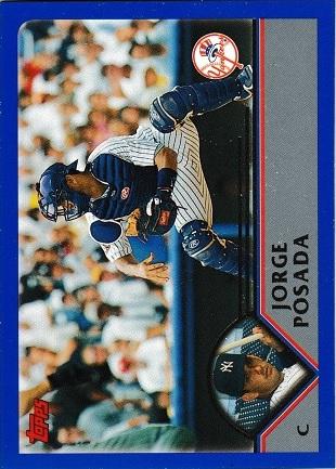 Jorge Posada #220 2003 Topps Baseball