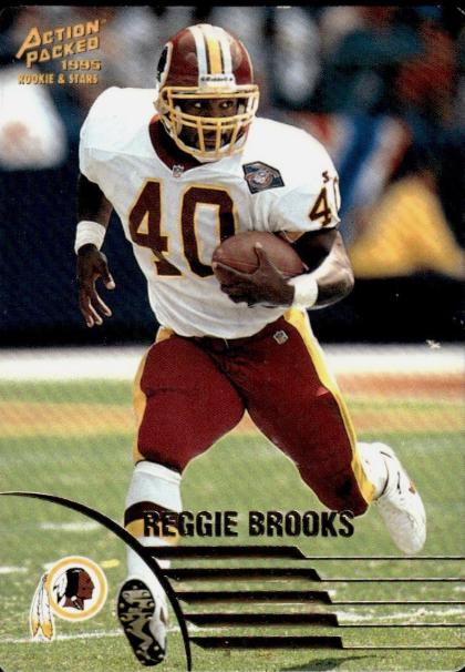 Reggie Brooks #78 1995 Action Packed Rookie & Stars Football