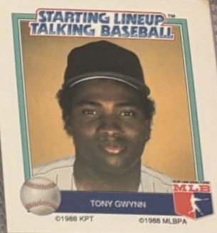 Tony Gwynn #21 1988 Kenner Starting Line Up Talking Baseball