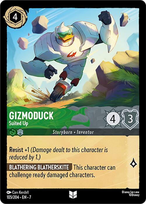 Gizmoduck - Suited Up #105 Lorcana Archazia's Island