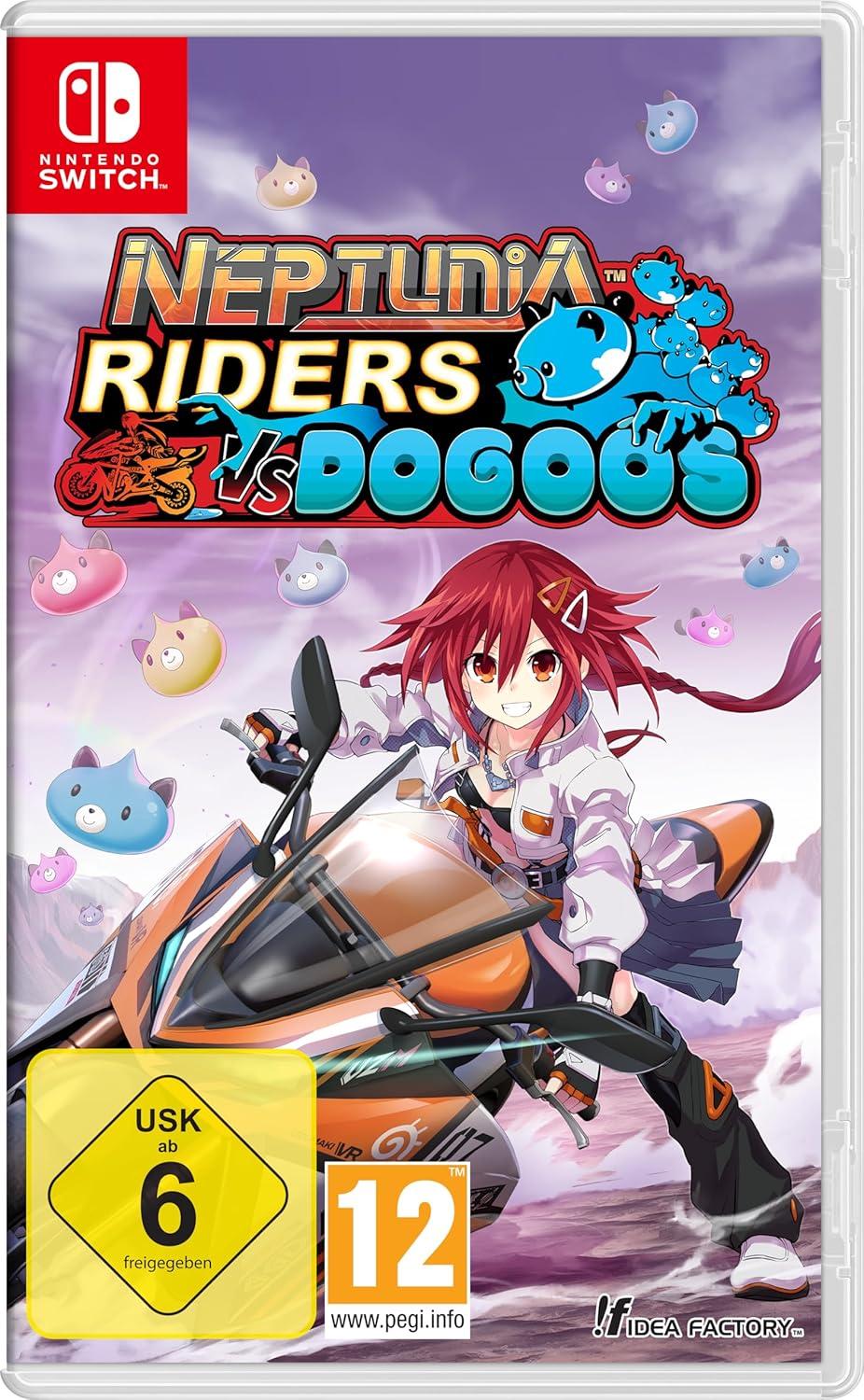 Carátula de Neptunia Riders VS Dogoos para Switch (edición PAL España)