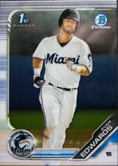 Evan Edwards [Refractor] #BDC-168 Baseball Cards 2019 Bowman Draft Chrome Prices
