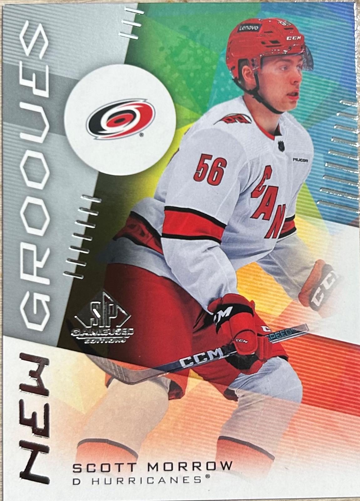 Scott Morrow #NG-16 Hockey Cards 2024 SP Game Used New Grooves