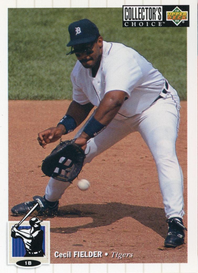 Cecil Fielder #100 Baseball Cards 1994 Collector's Choice