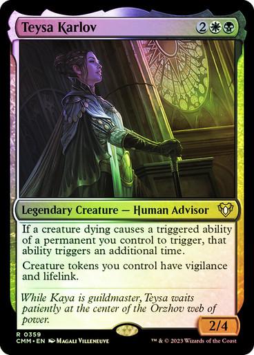 Teysa Karlov [Foil] #359 Prices | Magic Commander Masters | Magic