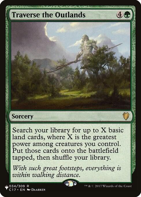 Traverse the Outlands #34 Magic The List Reprints
