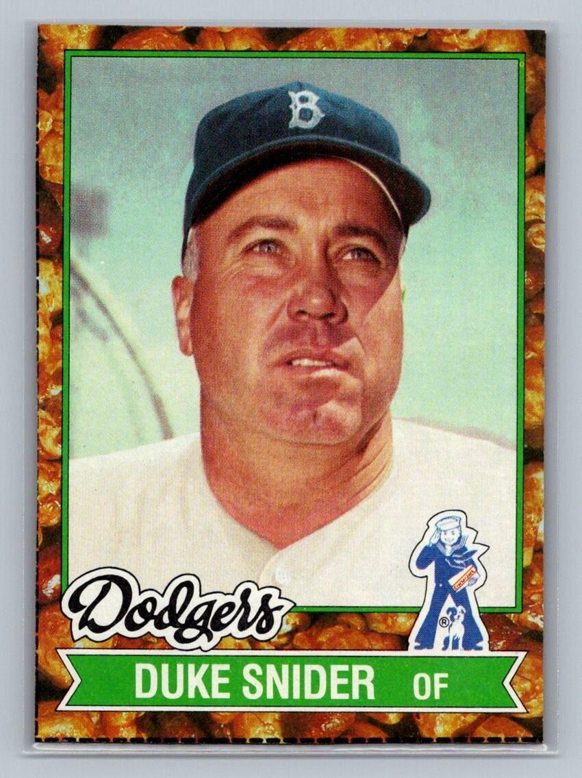 Duke Snider #15 1982 Topps Cracker Jack Baseball
