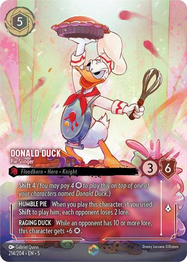 Donald Duck - Pie Slinger #214 Cover Art