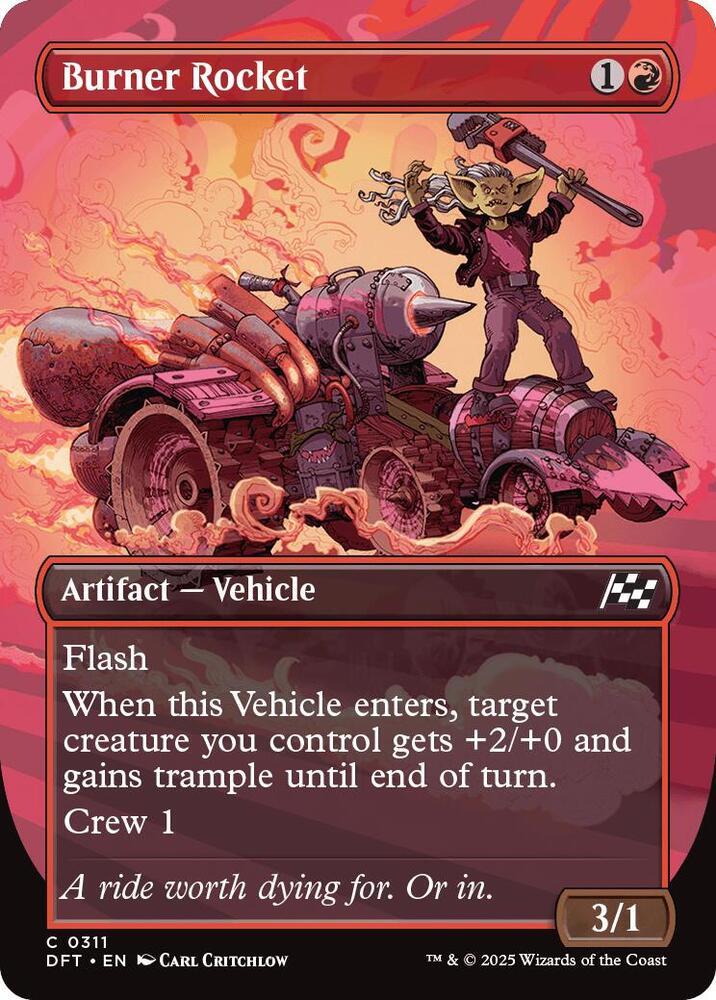 Burner Rocket [Foil] (Magic Aetherdrift)