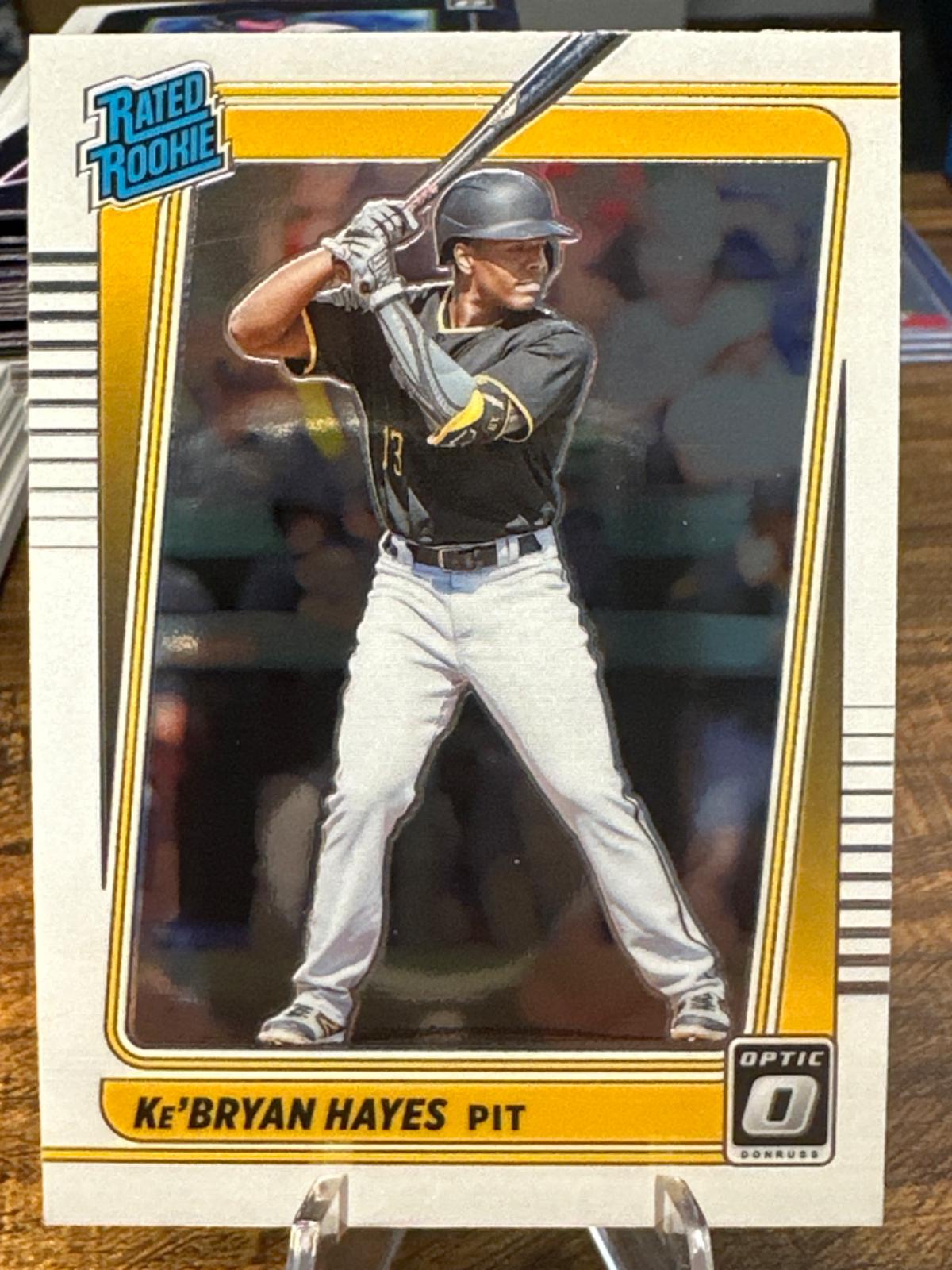 Ke'Bryan Hayes #43 Baseball Cards 2021 Panini Donruss Optic