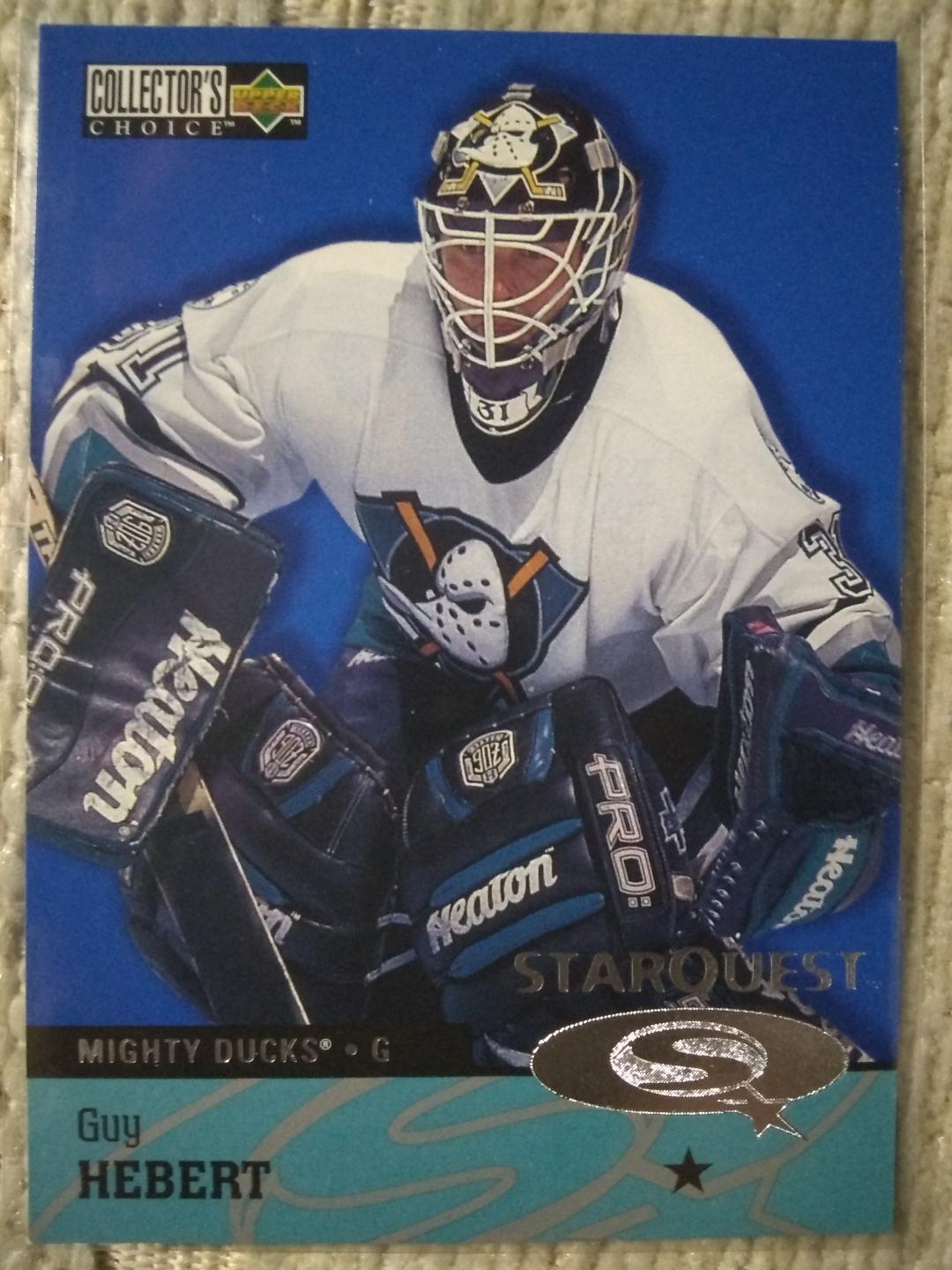 Guy Hebert #SQ42 Hockey Cards 1997 Collector's Choice Starquest