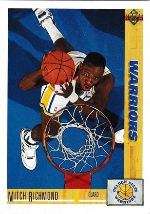 Mitch Richmond #265 Basketball Cards 1991 Upper Deck